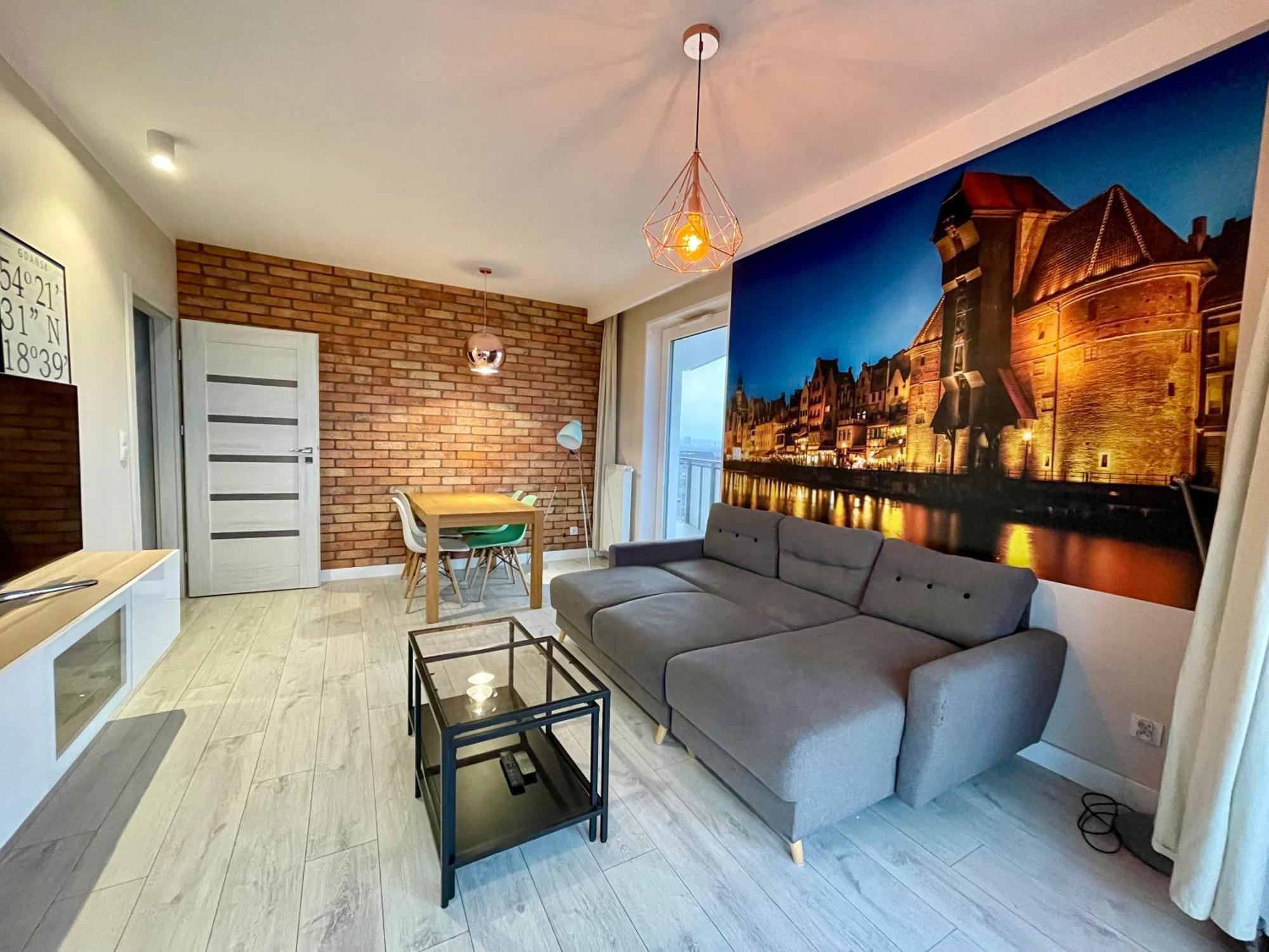 Bastion Walowa - Luxury Apartment With Beautiful View Gdańsk Kültér fotó