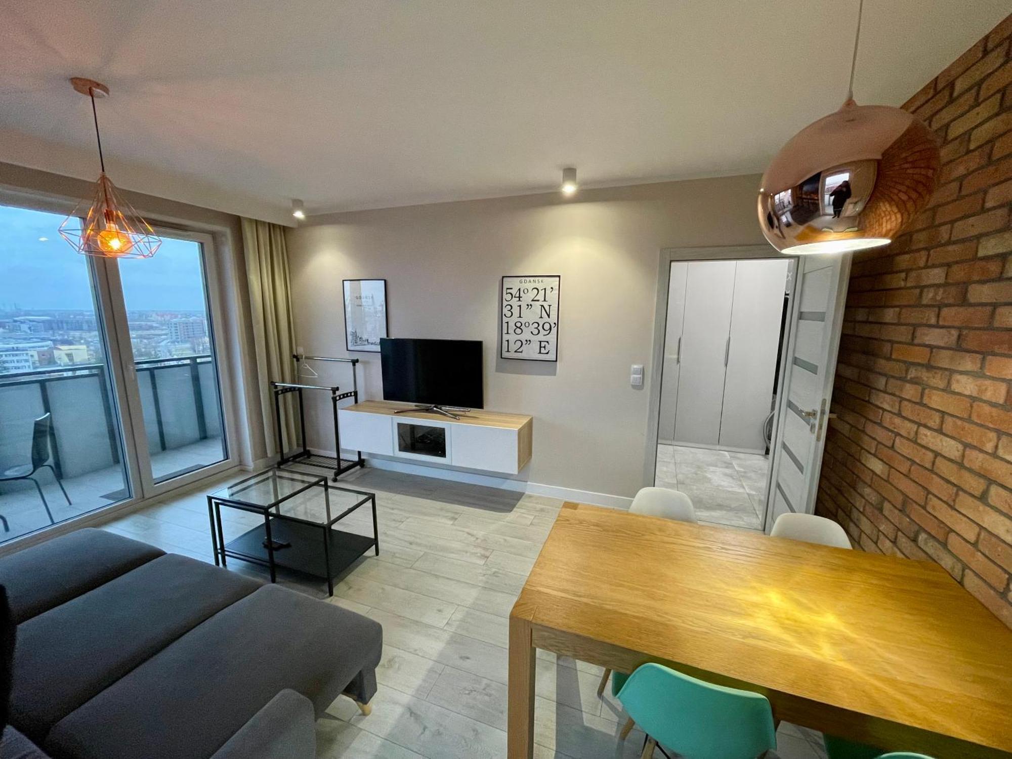 Bastion Walowa - Luxury Apartment With Beautiful View Gdańsk Kültér fotó