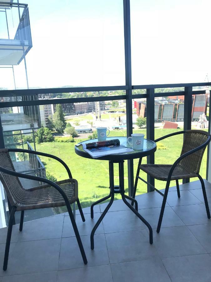 Bastion Walowa - Luxury Apartment With Beautiful View Gdańsk Kültér fotó